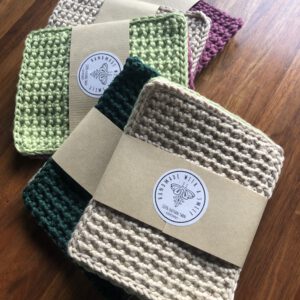 Set of 2 cleaning (dish)cloths - Rectangular shape